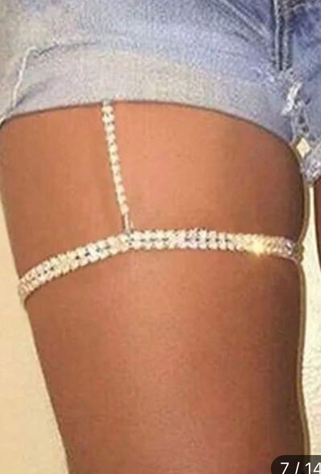 Dazzling Thigh Garter